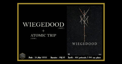 Live Report du concert de Wiegedood et Atomic Trip le mardi 31 mai 2022 au Warmaudio à Lyon-Décines.